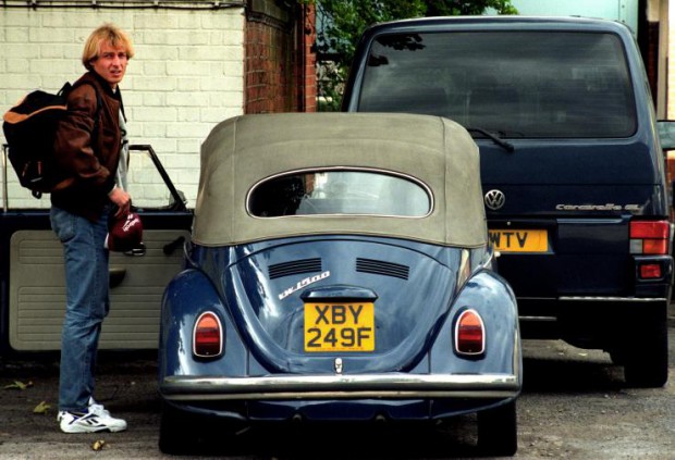 Jurgen with his car