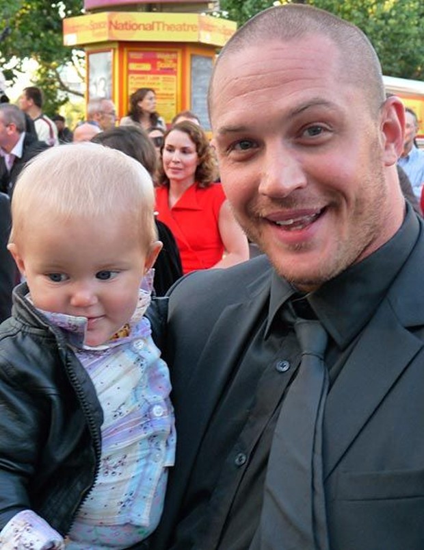 Tom Hardy with His Son louis thomas hardy