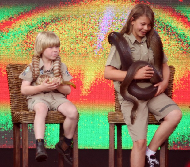 Terri Irwin Kids Following Her Mother foot steps