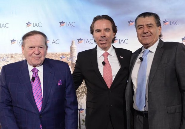 Sheldon Adelson and Haim Saban at first IAC National Conference